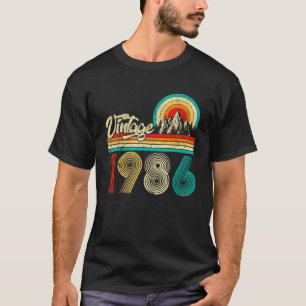 Camiseta Edição Limitada de Aniversário Retro Nascido em 19