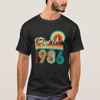 Camiseta Edição Limitada de Aniversário Retro Nascido em 19