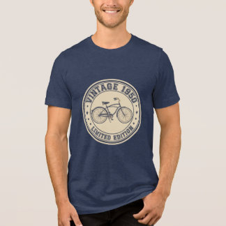 Camiseta edição limitada de aniversário vintage 1950