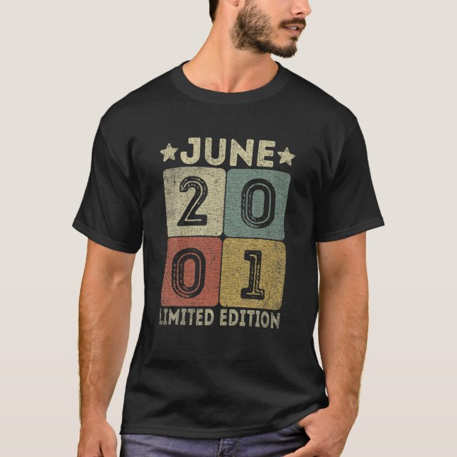 Camiseta Edição Limitada de junho de 2001 20 Bday G (Frente)