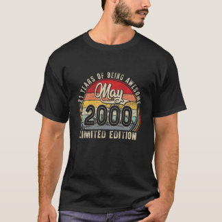 Camiseta Edição Limitada De Maio De 2000 Despesa Retro 21Ru