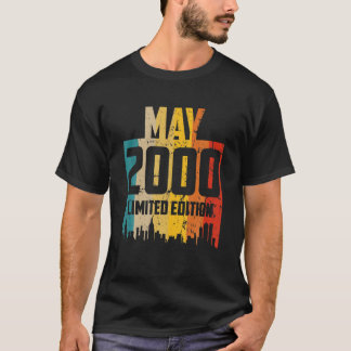 Camiseta Edição limitada de maio de 2000 Retro Vintage