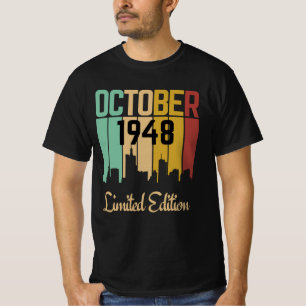 Camiseta edição limitada de outubro de 1948