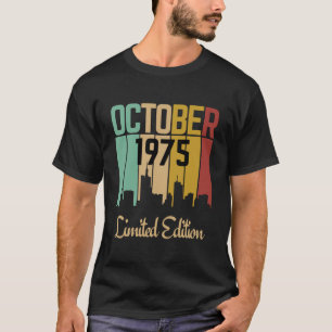 Camiseta edição limitada de outubro de 1975