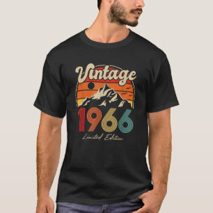 Camiseta Edição Limitada Feita em 1966 Presente de 60 Anos