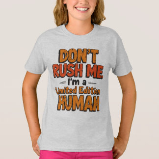 Camiseta Edição Limitada Humana Divertida e Sarcástica