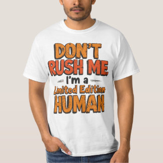 Camiseta Edição Limitada Humana Engraçada e Sarcástica