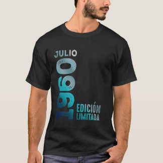 Camiseta Edição Limitada Julho De 1960 Retroativo 1960 Ano 