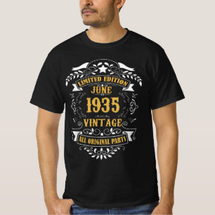 Camiseta Edição Limitada, junho de 1935 Vintage - Todas a