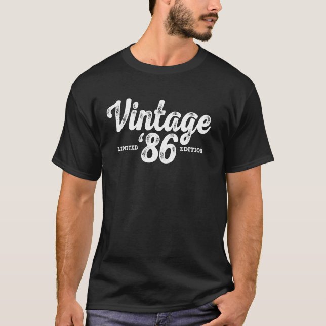 Camiseta Edição Limitada - Safra 1986 (Frente)