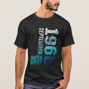 Camiseta Edição Limitada Setembro 1968 1968 Retro 1968 Vin