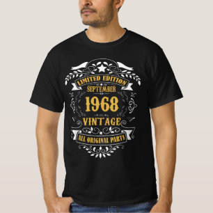 Camiseta Edição limitada setembro de 1968 Vintage All Ori