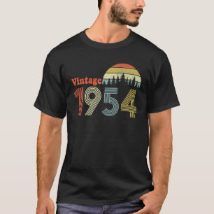 Camiseta Edição Limitada Vintage 1954 70 Anos 70º