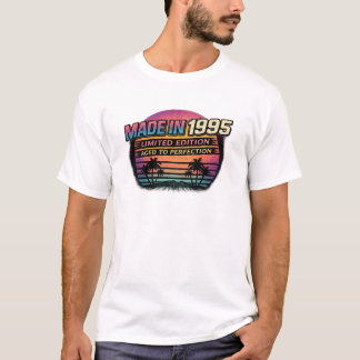 Camiseta Edição Limitada Vintage 1995 – Aniversári