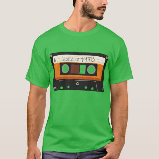 Camiseta Edição Limitada Vintage Aniversário 1978 divertido