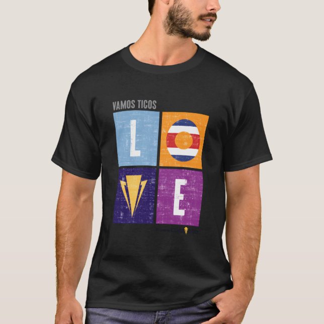 Camiseta Edições da Copa Ouro da Costa Rica (Frente)