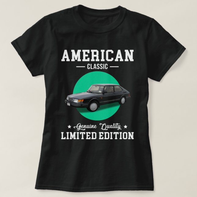 Camiseta edições de qualidade limitada clássicas americanas (Frente do Design)