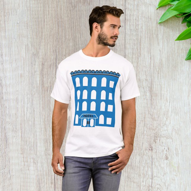 Camiseta Edifício Blue Hotel (Criador carregado)