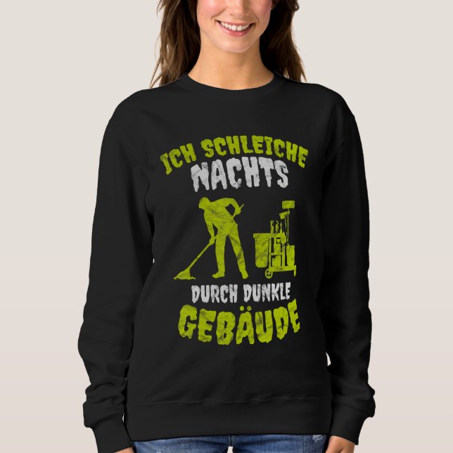 Camiseta Edifício Limpador Putzmann Limpando Energia Dizend (Frente)