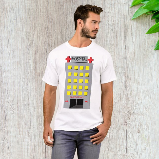Camiseta Edifício médico de emergência hospitalar (Criador carregado)