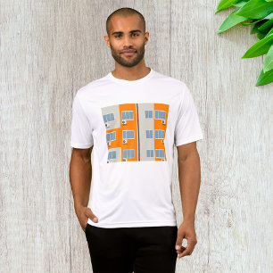 Camiseta Edifício moderno de apartamentos com ar condiciona