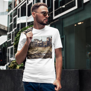 Camiseta Edifícios abandonados Perdas de espaços