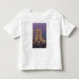 Camiseta Edifícios ao longo da Gran Via e Edifício Espanha
