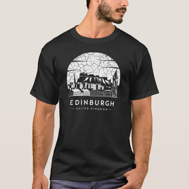 Camiseta Edimburgo Cidade do Reino Unido (Frente)