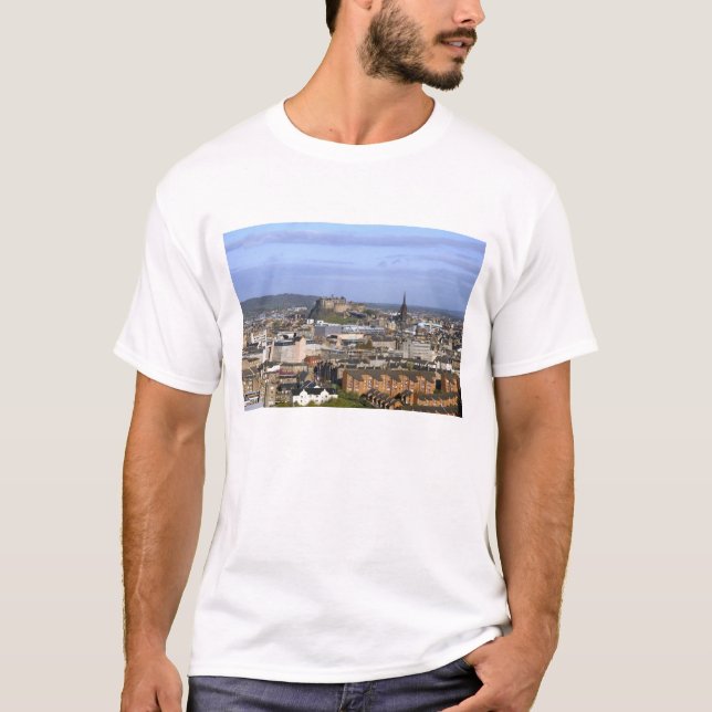 Camiseta Edimburgo, Escócia. Uma visão central (Frente)