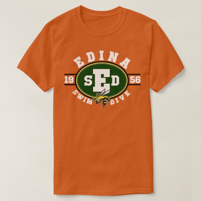 Camiseta Edina Swim Dive Team 6 (Frente do Design)