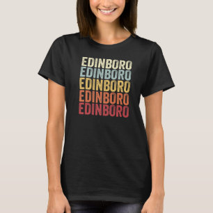 Camiseta Edinboro Pensilvânia Edinboro PA Retro Vintage Te
