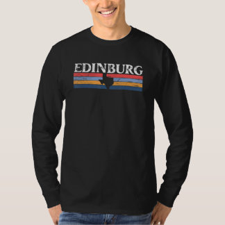Camiseta Edinburg Texas TX retro vintage stripes estado 70s