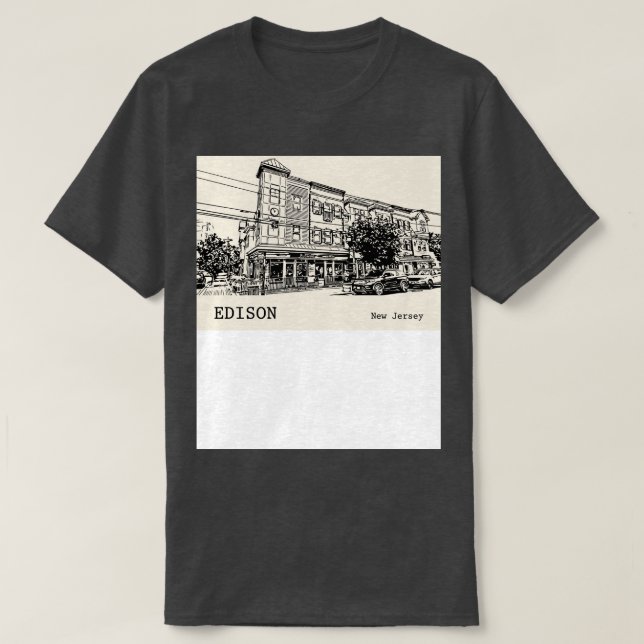 Camiseta Edison New Jersey 2 (Frente do Design)