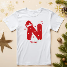 Editable Color Christmas Monogram Custom Name