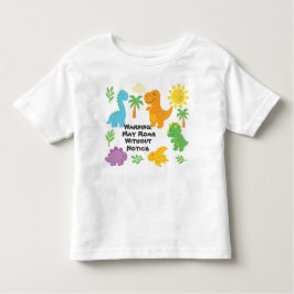 Camiseta Editable Crayon Style – Dinosaur Roarsome