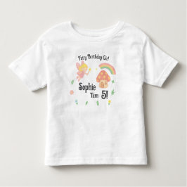 Camiseta Editable Crayon Style – Fairy Mushroom Forest