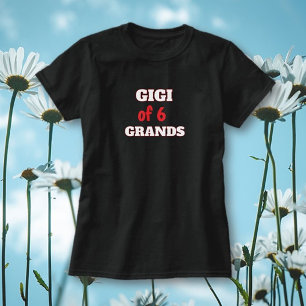 Camiseta Edite o Número! Adicione nomes para a vó especial