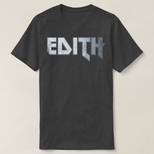 Camiseta Edith Heavy Metal (Frente do Design)