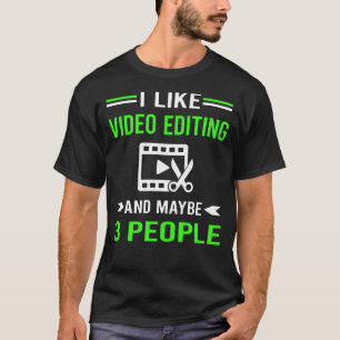Camiseta Editor de Edição de Vídeo do Pessoas Green 3