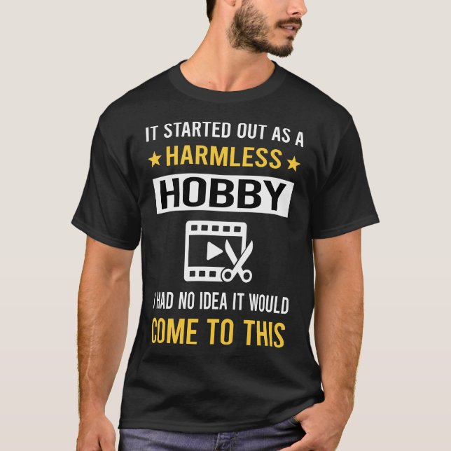 Camiseta Editor de Edição de Vídeo Hobby Sem Prejuízo (Frente)