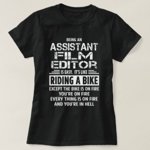 Camiseta Editor de Filmes Assistente