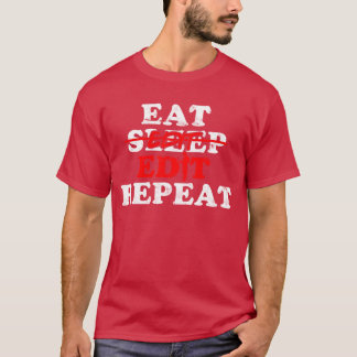 Camiseta Editor de filmes Pai Videógrafo Vídeo Filmando fam