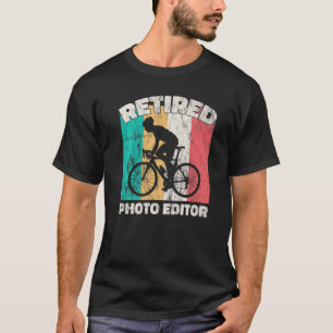 Camiseta Editor de Fotografias Aposentadas para Retirada