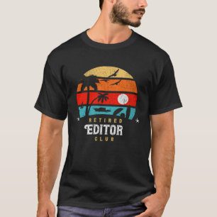 Camiseta Editor de Ideias de Gag de Reforma de Estilo Retro