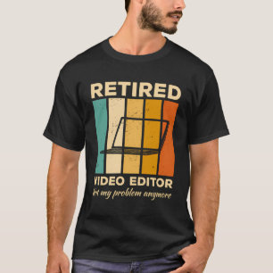 Camiseta Editor de Vídeo Reformado Não É Meu Problema Mais