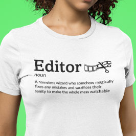 Camiseta Editor Definition Light Mode (Modo de luz de defin