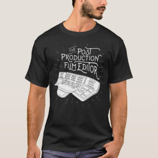 Camiseta Editor do filme da produção do cargo