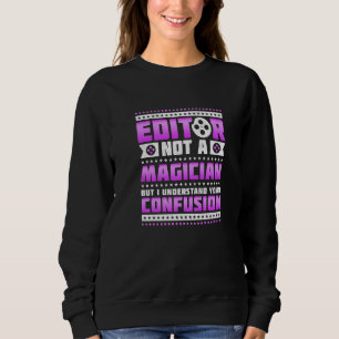 Camiseta Editor Não É Magista, Mas Entendo Seu Confiança