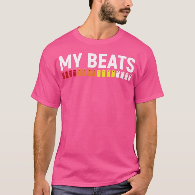 Camiseta Edm 808 My Beats - Roland Drum Machine (Frente)