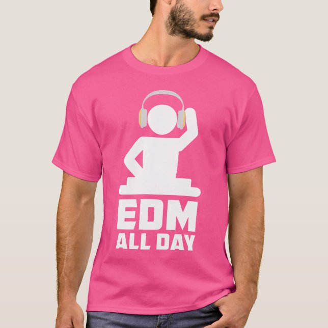 Camiseta Edm All Day (Frente)